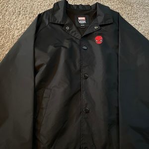 vans spiderman windbreaker